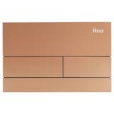 WC öblítő gomb K011A-Q és Slim024N Rea T Brush Copper/Brushed Rose Gold