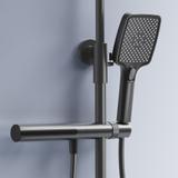Duschgarnitur mit Thermostat REA Pedro Titanium