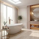 Free-standing faucet Rea Venti Brush Copper