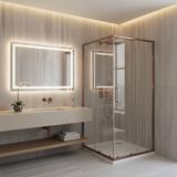 Duschkabine Rea City 90x90 Brush Copper