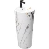 Brīvi stāvoša keramikas izlietne Blanka Marble Marble