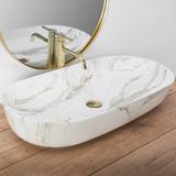 Aufsatzwaschbecken REA CLEO 81 Shiny Aiax
