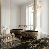 Aufsatzwaschbecken Rea Babilon Gold
