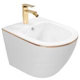 "Rea Carlo Mini White Gold Edge" pakabinamas bidė