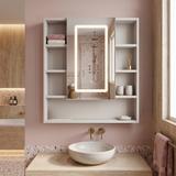 LED-Spiegelschrank Rea Luna 70x80cm