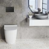 WC öblítő gomb K011A-Q és Slim024N Rea T Black Matt