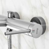 Wannenarmatur Rea Foss Nickel Brush