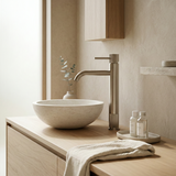Waschbeckenarmatur Rea Lungo Stripe Brush Nickel