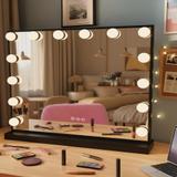 Spiegel LED HOLLYWOOD Black