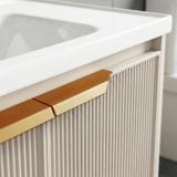 Badezimmermöbel-Set mit Waschbecken Mario 60cm Beige