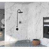 Set pentru dus Lugano Black Rea incastrabil +BOX