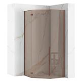 Rea suihkukaappi DIAMOND 90x90 COPPER BRUSH