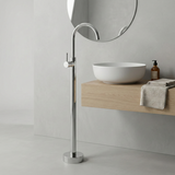 Waschbeckenarmatur freistehend Rea Lungo Chrome