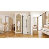 Cabina dus REA Hugo Double Black 100x100