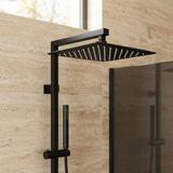 Kvadratna tuš ruža REA JS-P015B 25cm Black