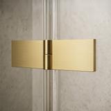 Duschkabine Rea Atlas 90x80 Brush Gold