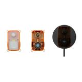 Juego de ducha oculto Rea Lungo Black + BOX