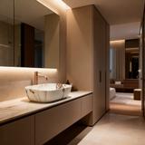 Aufsatzwaschbecken Rea Belinda Marrone Marrone Matt