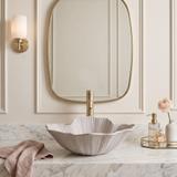 Aufsatzwaschbecken Rea Flower Beige