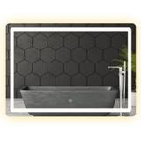 Spiegel LED 80x60cm P10407