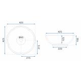 Countertop basin Vivien