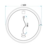 Ogledalo LED BLUETOOTH FFJ 60cm