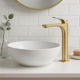 Bathroom faucet PREMIUM Rea Joe Brush Gold High
