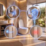 Wall-hung WC bowl REA Carlo Smart Comfort Tornado