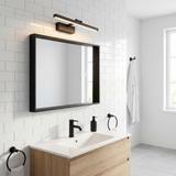 LED аплик за баня  APP1866-1W 40 cm Black