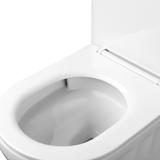 Set: Wandhängendes WC + Aufsatzwaschbecken Rea Duo White