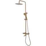Coloana de dus cu termostat REA Lungo Gold Brush