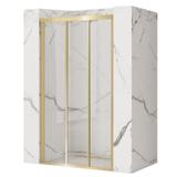 Porta doccia Rea Alex 120 Gold Brush