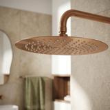 Kerek esőztető zuhanyfej REA JS-P014BRG 30cm Brush Copper