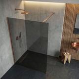 Duschwand Rea Flexi Grey / Brush Copper 110