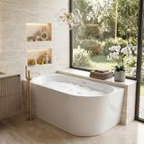 Eckbadewanne aus Acryl REA Bellanto Slim 150 Left