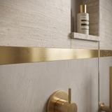 Selbstklebende Zierleiste Rea P14454CA 3,8cm Brush Gold