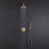 Kit de douche encastré REA Lungo Gold Matt + BOX