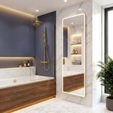 Veidrodis LED Classico 60x170cm Brush Gold