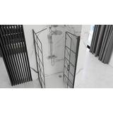 Duschkabine Rea Molier Black 110x80