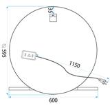 Spiegel LED 60cm 102