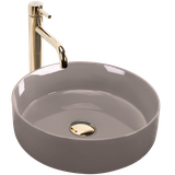 Aufsatzwaschbecken Rea Sami Beige Shiny