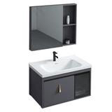 Badezimmermöbel-Set mit Waschbecken Paris 60cm Grey