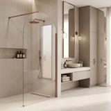 Duschvägg Rea Heaven Brush Copper 110