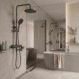 Thermostat Duschset Lungo Diamond Gold