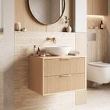 Waschtischunterschrank Rea Mono 60cm Beige