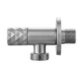 Zawór kątowy Diamond 03 1/2" x 3/4" Nikiel Szczotkowany