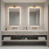 Bad LED-Wandleuchte APP1896-1W 60 cm BRUSH COPPER