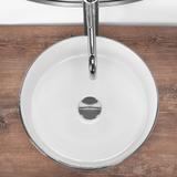 Aufsatzwaschbecken Rea Sami Brush Silver
