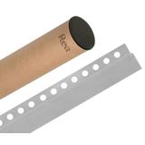 Vordere Duschwannenleiste 120cm Gebürstetes Nickel