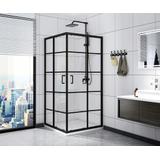 Sprchový kút calani BLACK DELTA 90x90